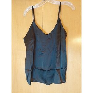 NEW!‎ ASOS Luxe Womens Black Satin Cami Top US Size 8